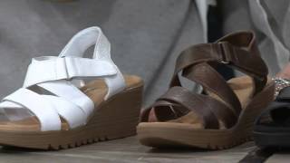 Aerosoles Heel Rest Platform Wedge Sandals  Handbog on QVC [upl. by Aramoy463]