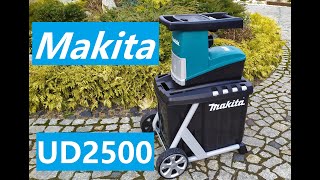 Makita UD2500 Rozdrabniacz do gałęzi TEST [upl. by Heywood109]