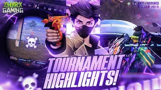 ZHYRX TOURNAMENT HIGHLIGHTS 🔥  BGMI [upl. by Petronella]