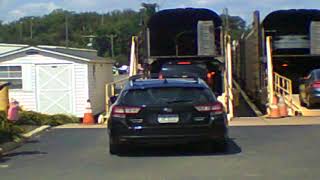 Amtrak Auto Train Loading at Lorton Station 842018 [upl. by Enelia]