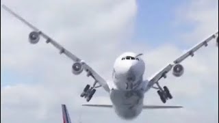 FUNNY DANCING Plane  Funny Airplane Video  Viral Airbus Dance [upl. by Ecargyram835]