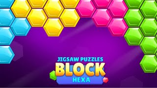 Jigsaw Puzzles 🧩🔥🎯 Block Hexa By RV AppStudios  English [upl. by Cyma238]