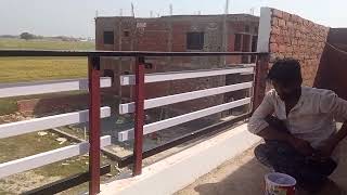 Roof railing ka painting [upl. by Seumas]