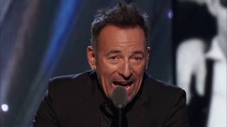 Bruce Springsteen Inducts the E Street Band into the Rock amp Roll Hall of Fame  2014 Induction [upl. by Nosyaj]