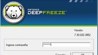 How to disable Deep freeze [upl. by Ellenar]