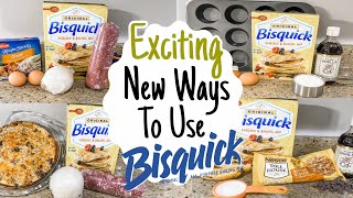 5 Tasty Recipes Using BISQUICK  Betty Crocker Baking Mix  Julia Pacheco [upl. by Stoecker]