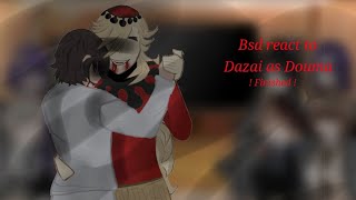 Bungo Stray Dogs react to Dazai as Douma discontinued repost  Bl00d  G0re [upl. by Mond]