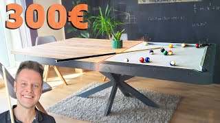 Billard UND Esstisch selber bauen für 300 statt 5000 Euro  DIY mit Konterholz [upl. by Yt]