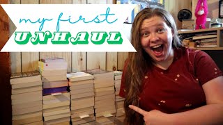 Unhauling 100 Books l First Unhaul EVER [upl. by Taggart609]