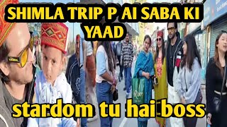 Shimla trip p ai saba ki yaad  janab ne dipika ko Madam bana dia 🤔 Ruhan ka yaadgar trip [upl. by Howey]