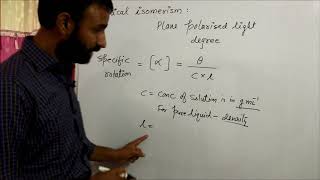 Specific rotation  formula amp calculation of specific rotation by suresh sir  Optical isomerism [upl. by Abehshtab792]