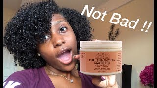 Product Review Shea Moisture Curl Enhancing Smoothie  Tovae Naturally [upl. by Euqinaj]