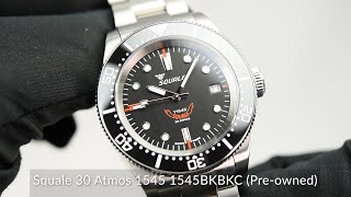 Squale 30 Atmos 1545 1545BKBKC Preowned [upl. by Drugge]