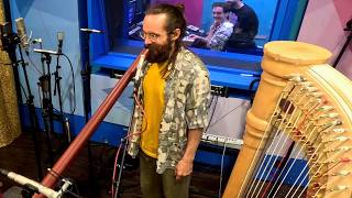 Didgeridoo Harp amp Violin Improv with Animal Sounds – A Fun Jam Session [upl. by Orel]