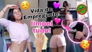 DAILY VLOG LIMPANDO A CASA bem basiquinha [upl. by Notlew713]