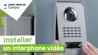 Comment installer un interphone vidéo  Leroy Merlin [upl. by Legir973]