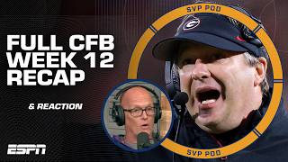 Georgia keeps playoff hopes alive DOWN goes BYU amp MORE CFB Week 12 REACTION  SVPod [upl. by Chader]