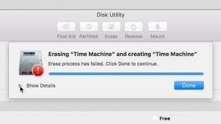 Erase process has failed Click done to continue Disk Utility Error FIX  Mac [upl. by Glynnis]