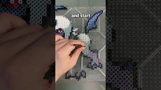 359 Absol  Pokémon Perler Bead Timelapse [upl. by Anelaj284]