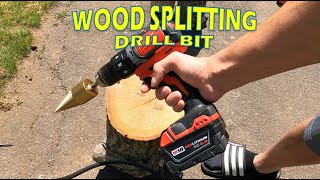 Wood Splitting Drill Bit Review [upl. by Oshinski]