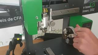 Gravotech M20 Ring Engraving with Gravostyle Software [upl. by Emmey]