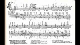 B Tromboncino Che debo far Franciscus Bossinensis Venezia1509 [upl. by Arretak]