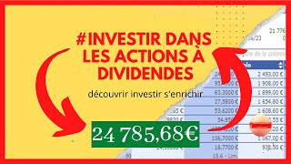 Bourse Mon Portefeuille PEA N°139 Investir dans les actions à dividendes [upl. by Nehcterg]