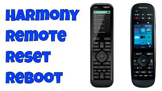 How To Reboot  Reset Harmony Remote Harmony Ultimate One  Harmony Elite [upl. by Viridi]