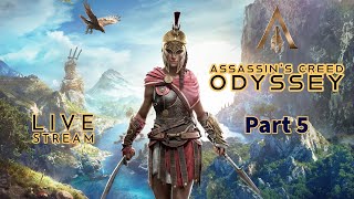 AC Odyssey  No commentary  Part 5  Live  Full Game Walkthrough [upl. by Faust]