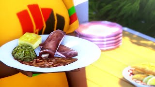 Sims Delivery Express New Scenarios amp Food Juneteenth Celebration [upl. by Bouzoun]