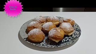 Bolas de BerlimBerlinas fáciles y deliciosas [upl. by Llevart]