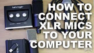 How To Connect an XLR Mic to Computer for Beginners [upl. by Flora502]