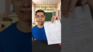 Quem cola não sai da escola 🤣 asmrbrasil asmrbr pov humor [upl. by Lamoree]