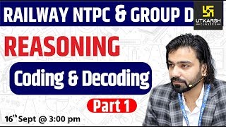 Railway NTPC amp Group D Reasoning  Coding amp Decoding 1  Short Tricks  By Akshay Sir [upl. by Gabe]