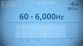 60  6000 Hz Audio Sweep [upl. by Nohsyar845]