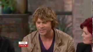 Eric Christian Olsen on The Talk 2011 [upl. by Llehsem]