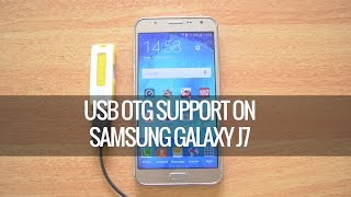 USB OTG Support on Samsung Galaxy J7 [upl. by Hanna]