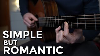 Simple Fingerpicking Pattern With Beautiful Romantic Chords [upl. by Chiles]