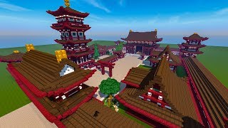 MINECRAFT CINEMATIC  JAPANESE TEMPLE [upl. by Lahcar624]