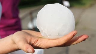 Riesenhagel bei Hagelunwetter  06082013 [upl. by Soneson]