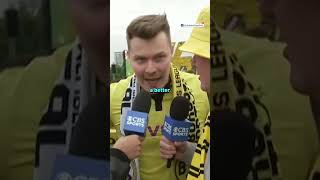 This BVB fan revealed Carras thoughts on the UCLToday crew 😂 [upl. by Einahpts441]