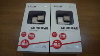 SJCAM SJ6 Legend Air 4K Action Camera  Worldwide Premiere Unboxing Part I [upl. by Fillander]