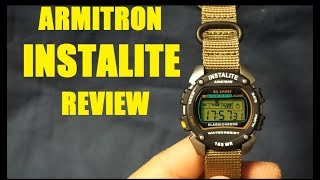 Armitron Instalite 406623 review [upl. by Orat]