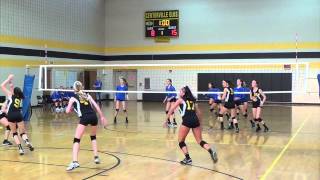 8th Grade Volleyball v Centerville 081914 [upl. by Rustin]