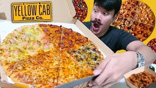 UNANG BESES MAKATIKIM NG YELLOW CAB PIZZA TASTE TEST [upl. by Elaina]