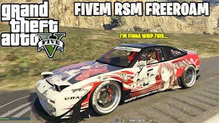 GTA 5 FiveM PC  FIRST LOOK AT RSM FREEROAM FREE SERVER [upl. by Dixon862]