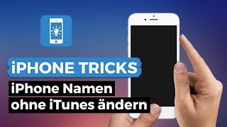 iPhone GeräteNamen ändern ohne iTunes  iPhoneTricksde [upl. by Ilah742]