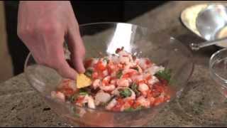 Antoine au quotidientv  Capsule 15  Ceviche péruvien de crevettes et pétoncles [upl. by Divad]