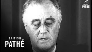 President Roosevelt Talks About The War 1939 [upl. by Adelice]