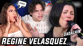 Waleska amp Efra react to Regine Velasquez  Dadalhin for the first time [upl. by Nadnal290]